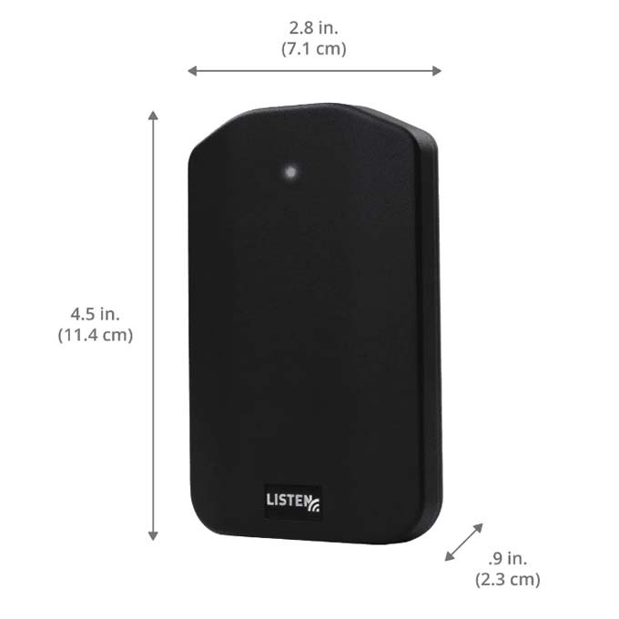 Listen Technologies LA-490-BK-W9 ListenWIFI Bluetooth/IR Beacon