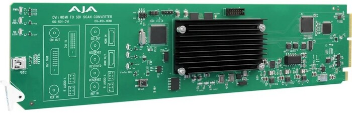 AJA OG-ROI-HDMI OpenGear HDMI To 3G-SDI Scan Converter With DashBoard Support