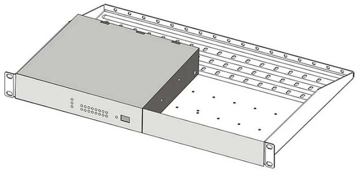 AMX NMX-VRK V Style Rack Mounting Shelf, 12" Depth