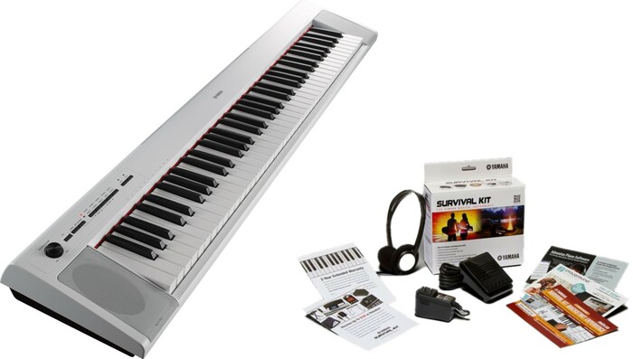 Yamaha NP32-KIT 76-Key Piaggero Ultra-Portable Digital Piano With SK B2