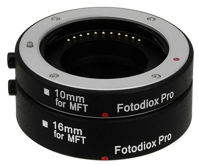 Fotodiox Inc. MFT-MCR-AF Automatic Macro Extension Tube Set For Micro Four Thirds Mount Mirrorless Cameras