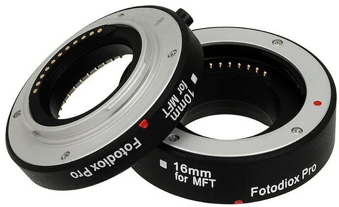 Fotodiox Inc. MFT-MCR-AF Automatic Macro Extension Tube Set For Micro Four Thirds Mount Mirrorless Cameras