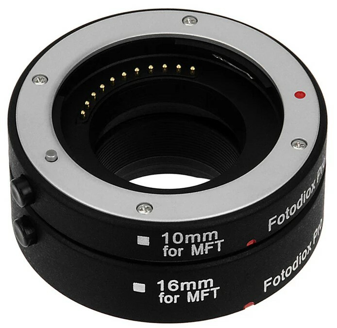 Fotodiox Inc. MFT-MCR-AF Automatic Macro Extension Tube Set For Micro Four Thirds Mount Mirrorless Cameras