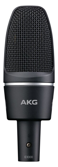 AKG C3000 Large Diaphragm Cardioid Condenser Microphone With H85 Shock Mount