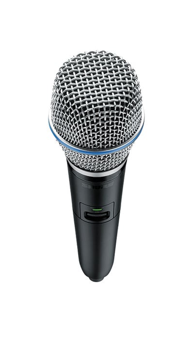 Shure GLXD24+/B87A [Restock Item] Dual Band Vocal System With BETA 87A Microphone And GLXD4+ Receiver