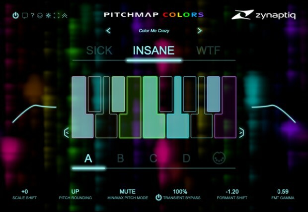 Zynaptiq Software PITCHMAP::COLORS Real-time Polyphonic Pitch Processor Plugin [Virtual]