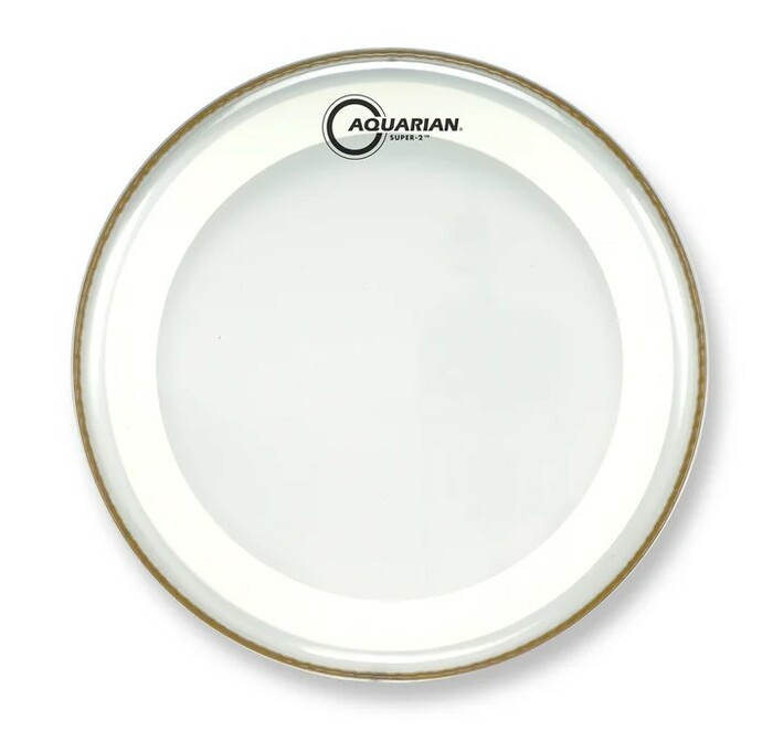 Aquarian MRS2-14 14" Super-2 Clear Drum Head With Studio-X Ring