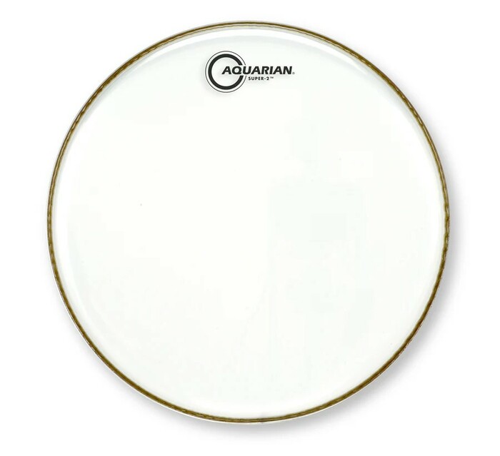 Aquarian S-2-13 13" Super-2 Two-Ply Clear Drum Head