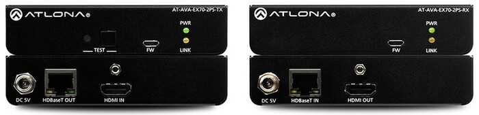 Atlona Technologies AT-AVA-EX70-2PS-KIT 4K/UHD HDMI Transmitter And Receiver Kit