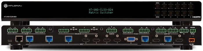 Atlona Technologies AT-UHD-CLSO-824 8x2 Multi-Format Matrix Switcher