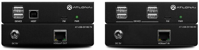 Atlona Technologies AT-USB-EX100-KIT USB 2.0 Extender Kit Over Category Cable Up To 100 Meters