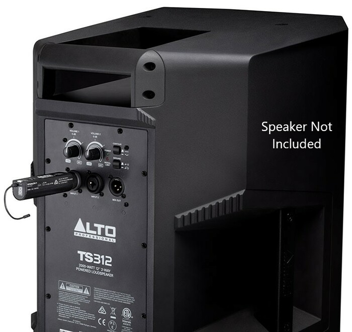 Alto Professional STEALTH1 Mono UHF Wireless System For Powered Speakers Or Mics