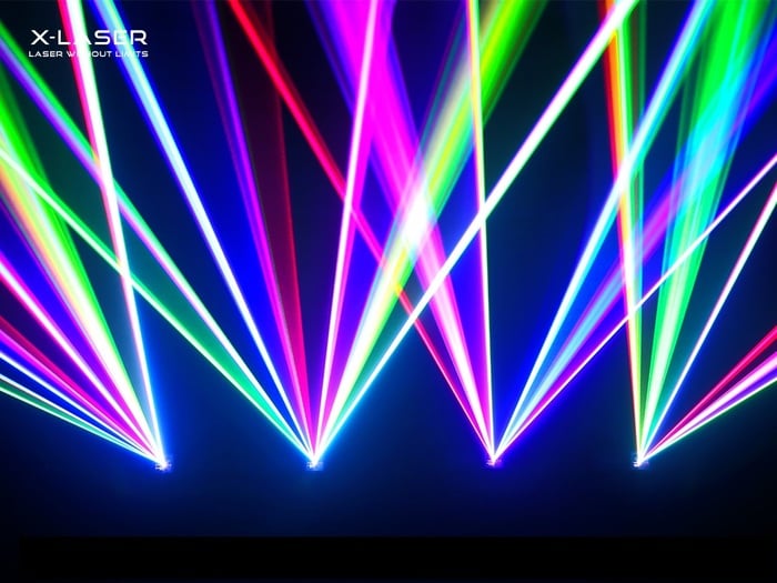 X-Laser Caliente Aurora 700mW 1-aperture 7-color (RGBCMYW)