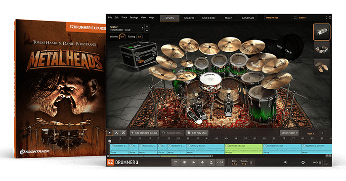 Toontrack Metalheads EZX Expansion For EZdrummer 2 [Virtual]