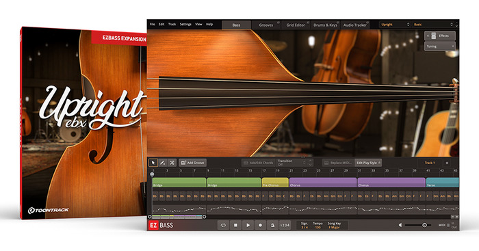 Toontrack Upright EBX EBX Sound Expansion [Virtual]