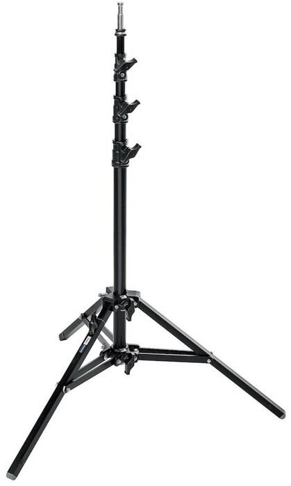 Avenger A0025B Alu Baby Stand 25 With Leveling Leg, 8.2', Black