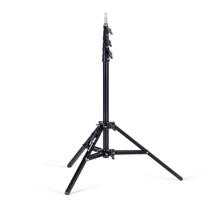 Avenger A0025B Alu Baby Stand 25 With Leveling Leg, 8.2', Black