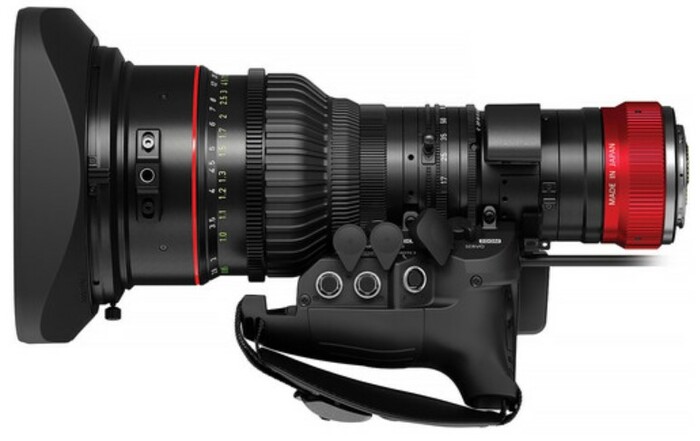 Canon 6497C005 CINE-SERVO 17-120mm T2.95 Lens, With SS-41-IASD Kit