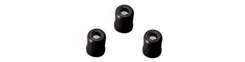 Audio-Technica AT8156 3-Pack Headworn Mic Element Covers For BP892x / BP893x, Black