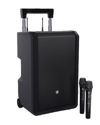 LD Systems ANNY-10-BPH-2-B4.7 10" Portable PA System W/ 2x Headset Microphones