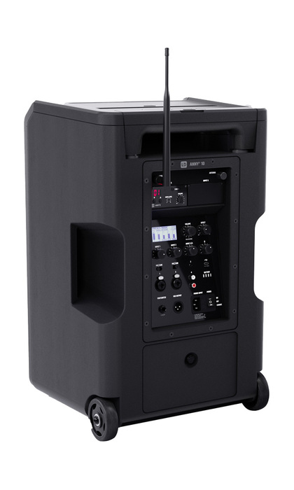 LD Systems ANNY-10-HHD-2-B4.7 10" Portable PA System W/d 2x Wireless HH Microphones