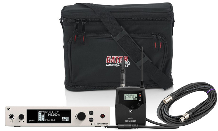 Sennheiser EW 500 G4-CI1 Gator Bag Bundle Wireless Instrument System With Gator Bag And Cable