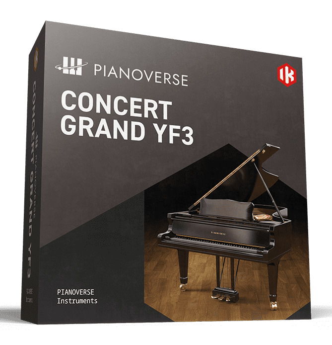 IK Multimedia Pianoverse Concert Grand YF3 Based On A 9’ Yamaha CFIII Concert Grand Piano