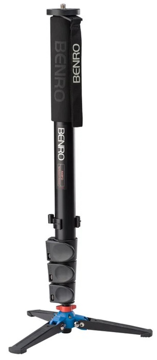 Benro A48FD Aluminum Monopod With 3-Leg Locking Base