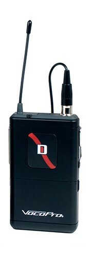 VocoPro DIG-QUAD-BP-L Bodypack Transmitter UHF L-Frequency, Compatible With Acapella-8 Systems