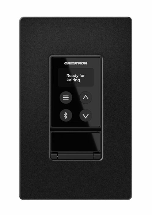 Crestron DM-NAX-BTIO-1G Audio-over-IP Wall Plate With Bluetooth Audio Support, Analog Audio Input And Output, 1-Gang