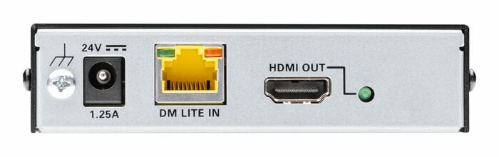 Crestron HD-RXA-4KZ-101 DM Lite 4K60 4:4:4 Receiver For HDMI, RS-232, And IR Signal Extension Over CATx Cable