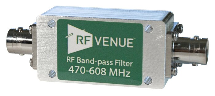 RF Venue BPF470T608 Band-pass Filter 470-608 MHz