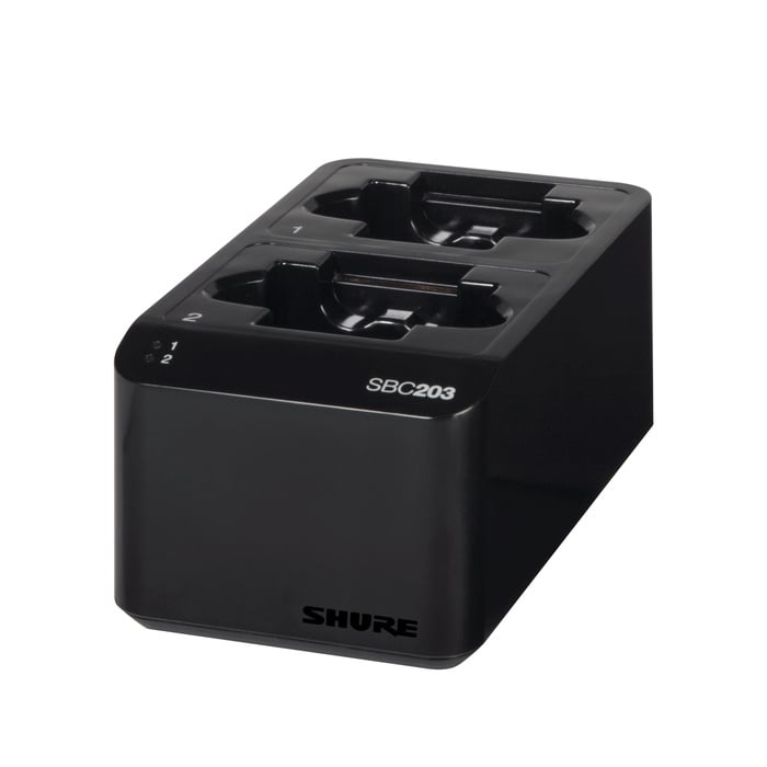 Shure SBC203 [Restock Item] Dual Charging Station For SB903 Battery & SLX-D Transmitters