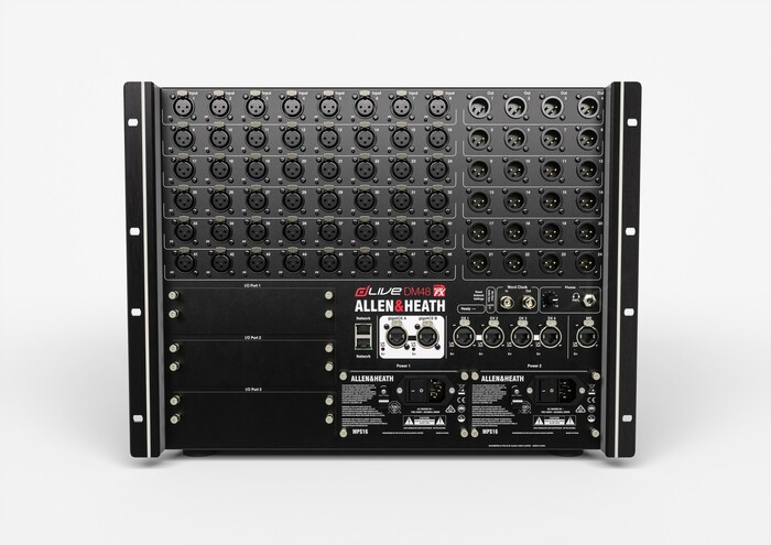 Allen & Heath dLive CDM48 with RackUltraFX C Class RackUltra FX MixRack 48x23 I/O