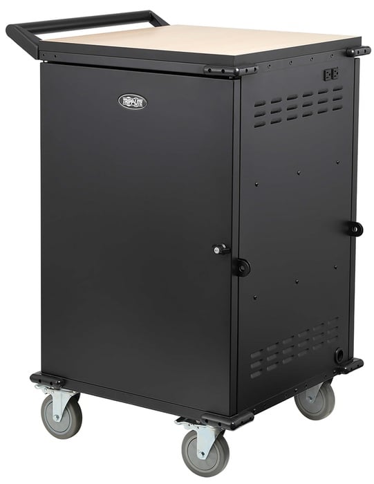 Tripp Lite CSCSTORAGE1 Locking Storage Cart For Mobile Devices And AV Equipment