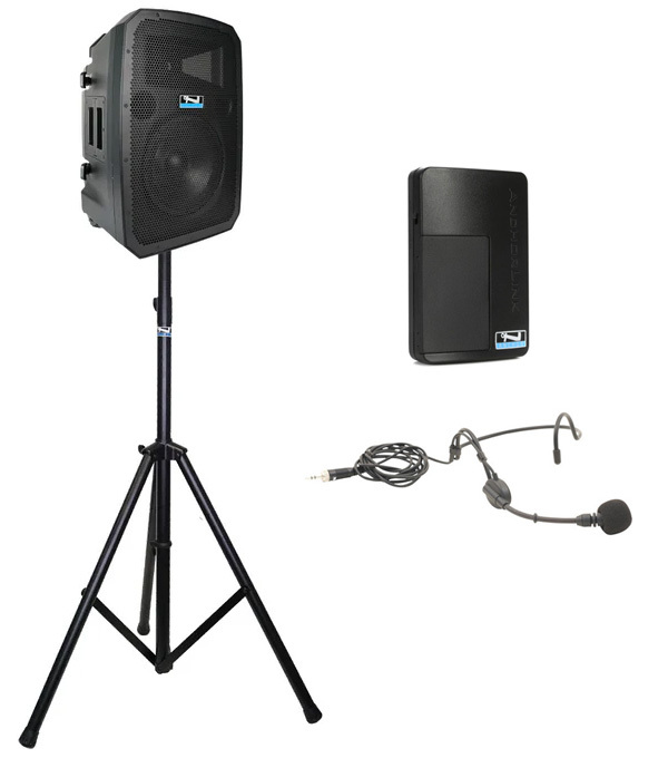 Anchor LIBERTY3-LINK-1-S Link Battery Powered PA Speaker With 1 Mic And 1 Stand