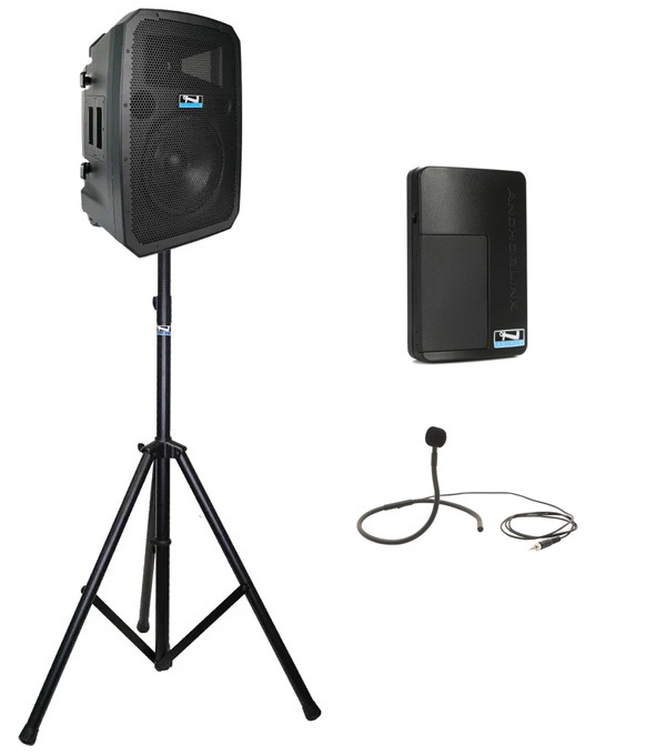 Anchor LIBERTY3-LINK-1-S Link Battery Powered PA Speaker With 1 Mic And 1 Stand