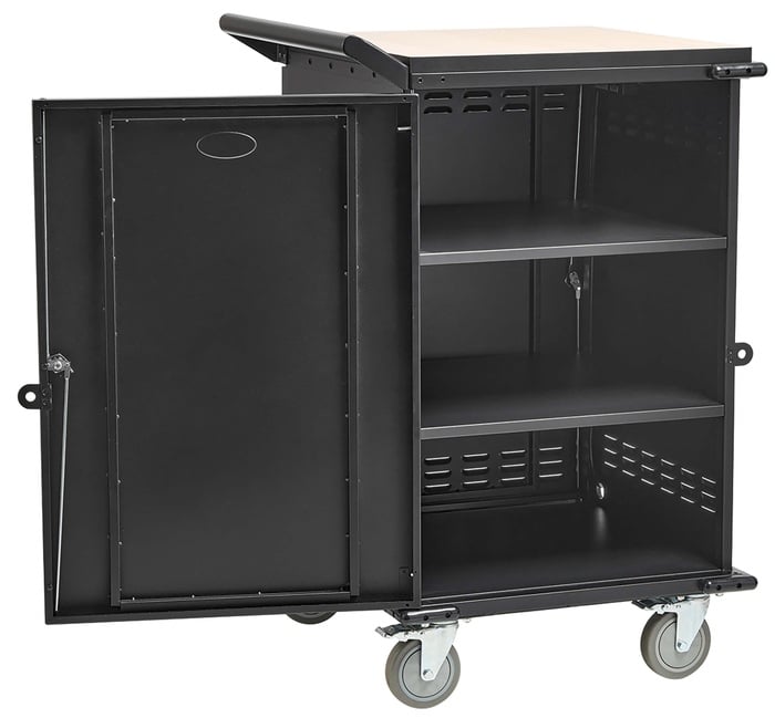 Tripp Lite CSCSTORAGE1 Locking Storage Cart For Mobile Devices And AV Equipment