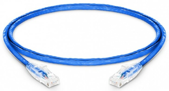 Belden C601106003 3' CAT6 Patch Cable, Blue