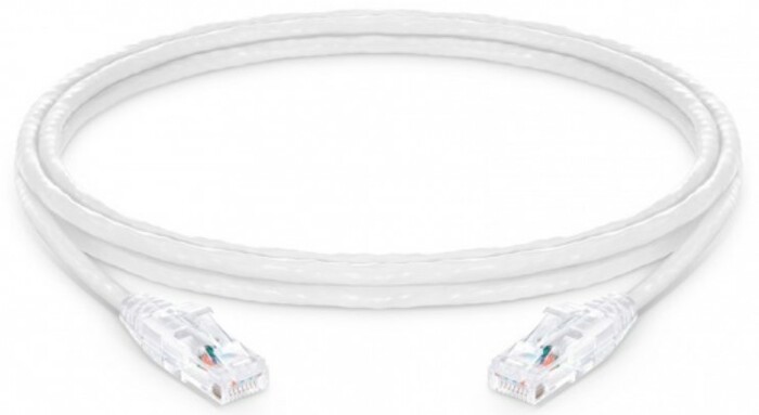 Belden C601109006 6' Cat6 Patch Cable, White