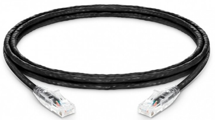 Belden C601100030 30' Cat6 Patch Cable, Black