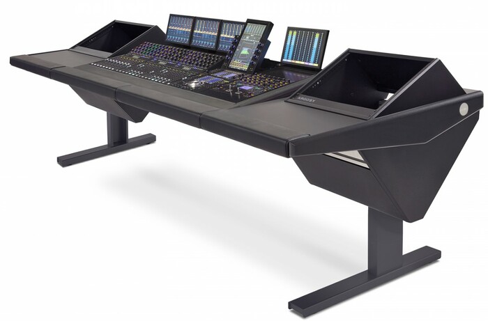 Argosy E-S4-5B-RR-B Eclipse For Avid S4 5' Wide Console Desk With Left And Right Racks