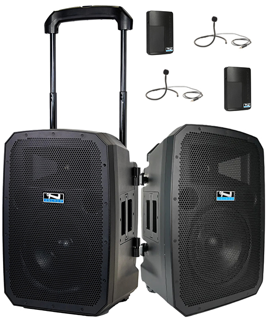 Anchor Liberty 3 Dual Hub 2 Mic Kit 2 Battery Powered PA Speakers With 2 Mics