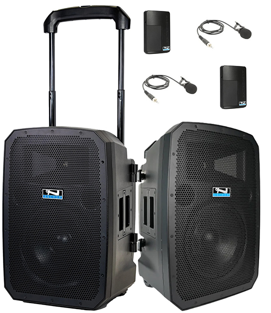 Anchor Liberty 3 Dual Hub 2 Mic Kit 2 Battery Powered PA Speakers With 2 Mics