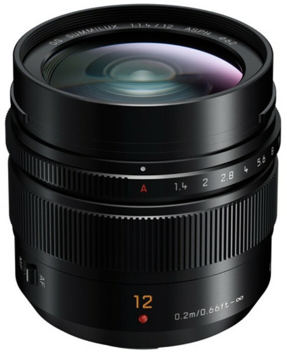 Panasonic Leica DG Summilux 12mm f/1.4 ASPH Wide-Angle Prime Camera Lens