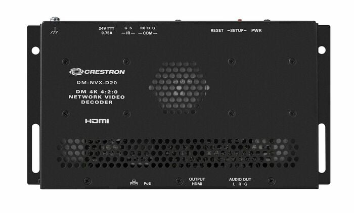 Crestron DM-NVX-D20 4K60 4:2:0 Network AV Decoder