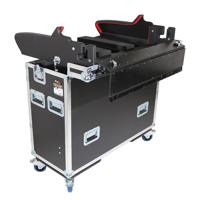 ProX XZF-AHS5000 For Allen And Heath DLive S5000 Flip-Ready Hydraulic Console Easy Retracting Lifting Case By ZCASE