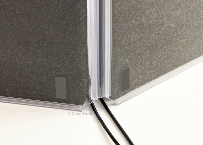 Clearsonic A1824X2 Acrylic Amp Shield 2 Panel