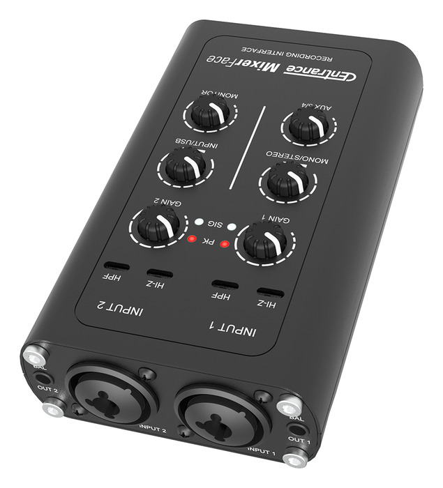 CEntrance MixerFace R4D Gen 3 Portable Audio Interface For Music And Video