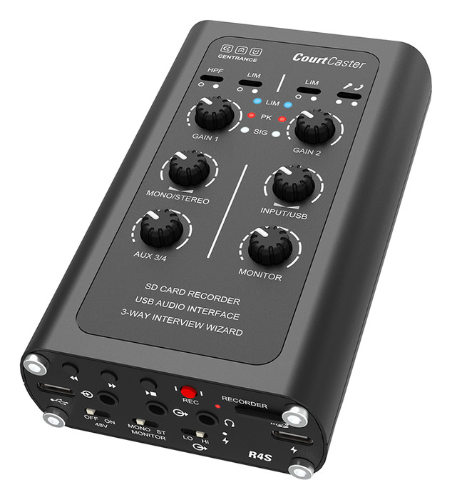 CEntrance CourtCaster R4S Mixer, Recorder And Audio Interface